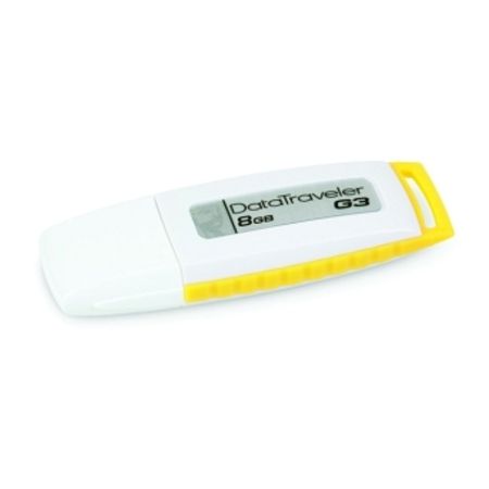 Pen Drive Kingston USB 8GB Gen 3 - DTIG3/8GBZ Branco/Amarelo