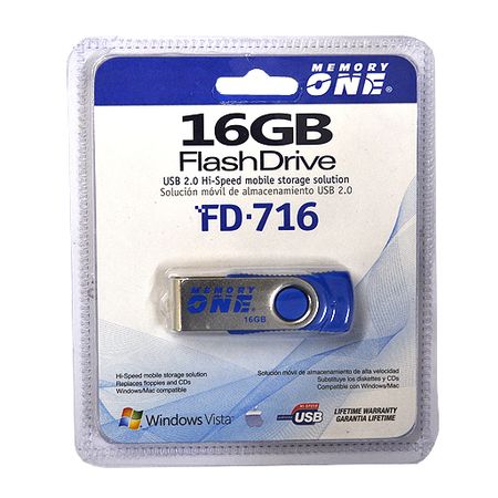 Pen Drive USB Memory One 16GB FD 716