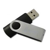 Pen Drive Leadership 8GB USB 8507 Preto/Prata