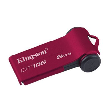 Pen Drive Kingston 8Gb DT108 USB Vermelho