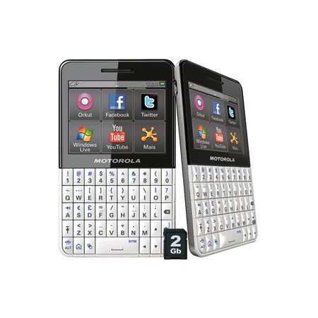 Celular Motorola EX119 Motokey c/ Dual Chip, QWERTY