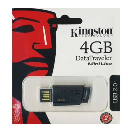 Pen Drive Kingston 4Gb DTML/4GB Preto