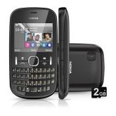 Celular Nokia Asha 200, Dual Chip, Bluetooth c/ Cartão de 2G