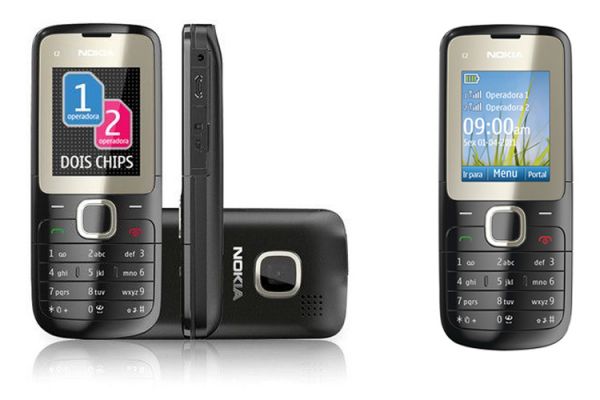 Celular Nokia C2-00 Dual Chip, Bluetooth, MP3 Player