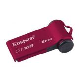 Pen Drive Kingston 8Gb DT108 USB Vermelho