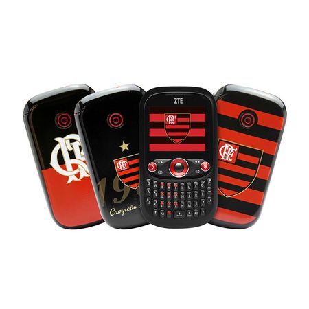 Celular ZTE R236 Flamengo MP3/Rádio FM Bluetooth